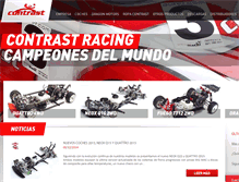 Tablet Screenshot of contrast-racing.com